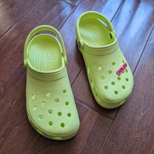 Lime Green Crocs